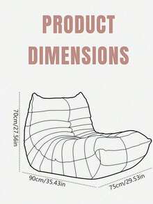 The Shaped Slouchy Person's Sofa Can Be Used In The Living Room, And It Allows You To Sleep Or Lie On It. It's Suitable For The Balcony And Bedroom. It's A Single-Person Sofa That Has A Long Service Life And Is Resistant To Getting Dirty. - Multicolor - View 20