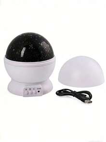 1PC Star Projector Night Light, Moon & Stars Projector Lamp, 360 Degree Rotation, Cosmos Starry Projector Table Lamp For Bedroom Party Decoration Birthday Gift - ضوء النجوم - مشاهدة 20