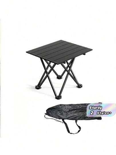 1 pieza Mesa plegable para exteriores, mesa de hierro portátil para picnic/camping, puesto de de rollitos de huevo, mono de manga larga decorativo de otoño