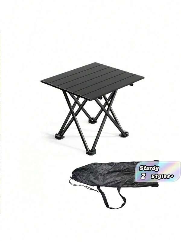 1 Peça Mesa Dobrável para Uso Externo, Mesa de Ferro Portátil para Piquenique/Camping, Barraca de Pastel, Macacão Decorativo de Manga Longa para Outono