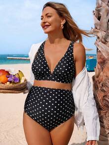 SHEIN 26SS 夏季海灘度假花卉孕婦泳衣套裝 - 黑與白 - 查看 4