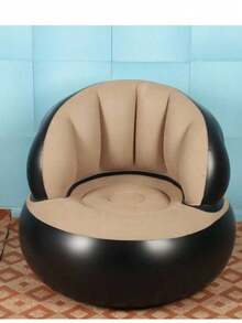 Foldable Inflatable Single-Person Sofa, Space-Saving, Convenient To Use, Ideal Companion For Family Outdoor Activities, Also An Excellent Gift Choice! - Multicolor - View 9