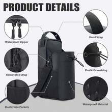 A Magnetic Suction Fitness Kettle Bag, Adjustable Shoulder Strap One-Shoulder Cross-Body Bag Sports Bag | Large-Capacity Sports Storage Bag, Multi-Compartment Design | Retractable Rope, Sports Style, Strong And Durable Fitness Backpack/Cross-Body Bag, Convenient And Powerful Magnetic Suction, Two-In-One Unisex, Suitable For Fitness, Sports, Travel Storage - Multicolor - View 10