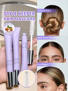 SHEGLAM HAIR On The Glow Style Keeper 睫毛膏、防毛躁飛散發棒、定型棒，柔軟定型不結塊，無粘性殘留，易於沖洗，防汗配方，持久耐用，適合工作、外出和休閒時使用，可有效防止飛散的頭髮和嬰兒毛髮 生日 禮物 假期 粉紅色的 氛圍 化妝品 海灘 學校 節慶 玫瑰 女孩 護髮 Y2K 母親節 旅行必備 假期 夏天 郵輪必備用品 - 無色 - 查看 2