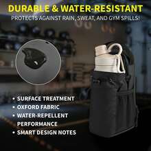 A Magnetic Suction Fitness Kettle Bag, Adjustable Shoulder Strap One-Shoulder Cross-Body Bag Sports Bag | Large-Capacity Sports Storage Bag, Multi-Compartment Design | Retractable Rope, Sports Style, Strong And Durable Fitness Backpack/Cross-Body Bag, Convenient And Powerful Magnetic Suction, Two-In-One Unisex, Suitable For Fitness, Sports, Travel Storage - Multicolor - View 8