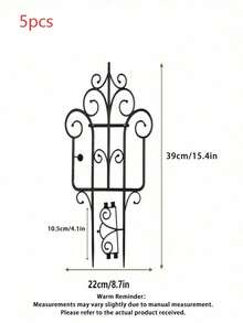 5/10/20PCS Decorative Garden Border Fence, Outdoor Yard Garden Plastic Border Fence, Plant Boundary Lawn Edging, Create Cozy Home, Black/White - multicolor - View 16