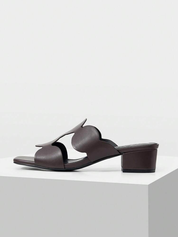 SIMPLE AND GENEROUS, FASHIONABLE AND VERSATILE, CASUAL WORKPLACE COMMUTER WOMEN'S HIGH-HEELED SANDALS