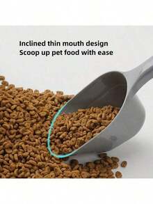 PETSIN Ergonomic Pet Food Spoon - Deep Spoon Design, Suitable For Cat And Dog Food, Durable Animal Food Measuring Cup, Suitable For Various Pets - 200ML - View 4