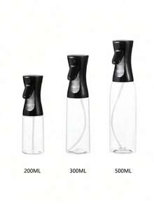 SHEIN 1pc Oil Spray Bottle, High Pressure Spray Bottle, Ultra Fine Water Mist Refilling Bottle, Oil Sprayer Dispenser, Refillable Spritzer Bottle, Household Kitchen Barbecue Olive Oil Spray Bottle, Fat-Reducing Meal Spray Oil Artifact, Travel Transparent Portable Spray Bottle - Multicolor - View 8