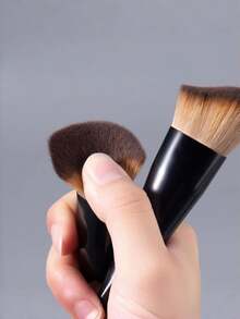 Wavy Contour Brush Angled For Face Shaping, Blending Cream/Powder Shadow, Side Cheek Sculpting, Portable Makeup Tools For Beginner - one size fits all - View 6