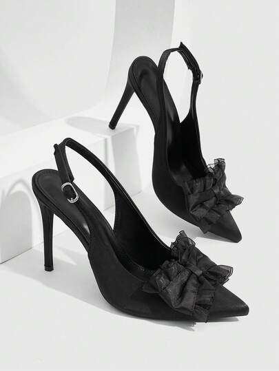 CUCCOO SZL Women's Fashion High Heels, Solid Color, Pointed, Stiletto, Fashionable And Versatile, Comfortable Fit