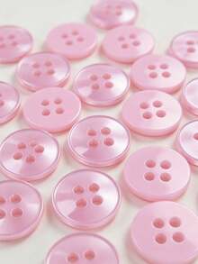 50/100/200/300/500/1000 Pcs Buttons - Peach Vintage Round Buttons For DIY Projects, Shirts, Sewing, Small Accessories (E.G., Wallets) And DIY Wallet Making. - Peach - View 7