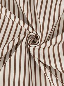 SHEIN Franclia Váy ngắn nữ - Cà phê nâu - Xem 3