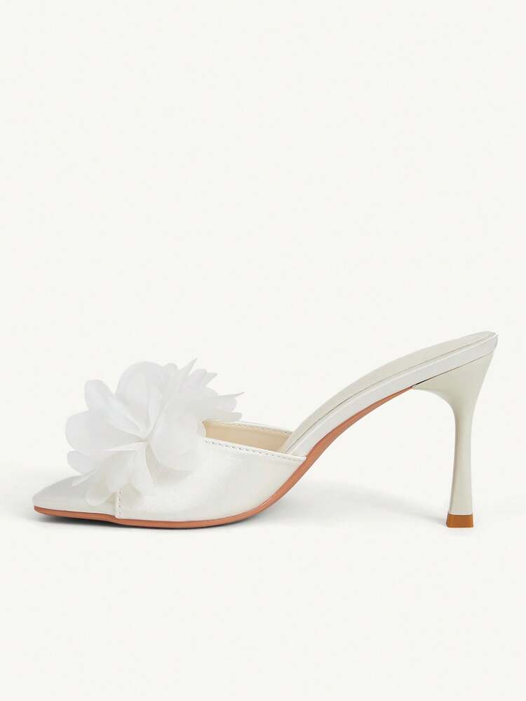 CUCCOO CHICEST Square Toe Thin High Heel Women's Butterfly Decor High Heel Sandals Summer Shoes