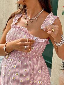 Plus Size Dresses - Old Rose - View 8