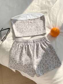 Comfortcana Bộ đồ 2 món họa tiết da báo, thích hợp cho kỳ nghỉ, mùa tốt nghiệp, áo mùa hè, đi làm hàng ngày, hẹn hò, dự tiệc, mùa thu/đông/hè, Giáng sinh, Năm mới, Lễ Tạ ơn, tiệc tùng, đám cưới, bãi biển, lễ tốt nghiệp, thời trang, thanh lịch, thường ngày, đi chơi, hẹn hò, đặt phòng, đi làm, lấp lánh, Ngày lễ tình nhân, sang trọng, kỳ nghỉ, thường ngày, Y2K, đi chơi, lễ tốt nghiệp, v.v. - Nhiều màu - Xem 2