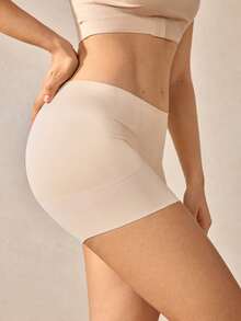 Veilyse Ice Silk Booty Enhancing & Tummy Shaping Seamless Shapewear Shorts For Womenfor Summer - Apricot - View 8