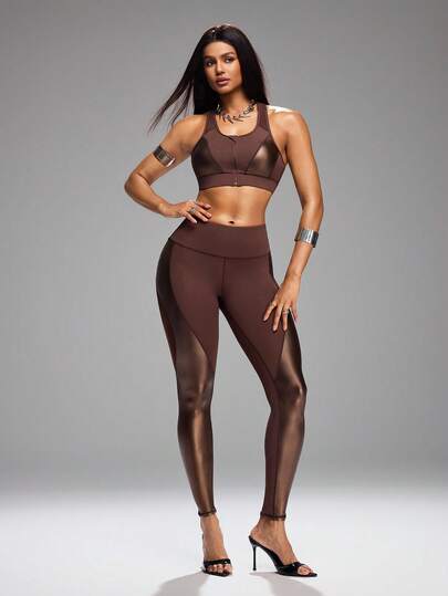 Innovista Women's Ultra-Short Camisole And Leggings Sports Set