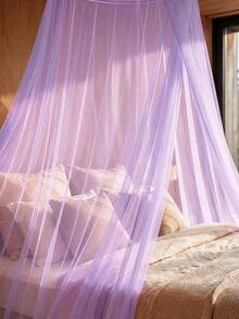 1 pieza Mosquitera plegable y portátil, Dosel redondo, Estilo princesa, Adecuado para cama - mosquitera tipo cúpula - Ver 3