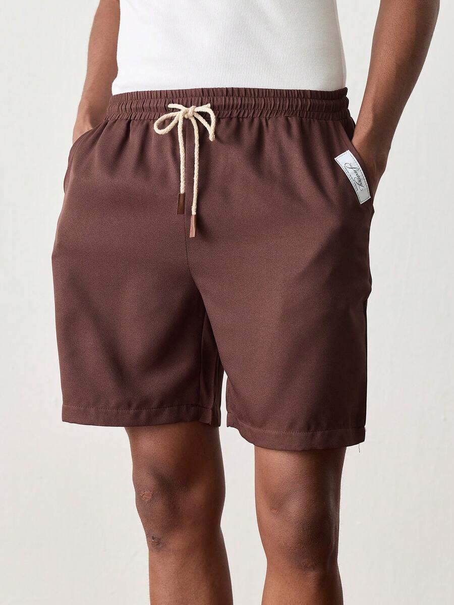 SWAVVY Quần Short Nam - màu nâu - Xem 1