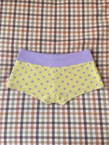 Elavelle Women's High Waist Bowknot Printed Bikini Bottom, Spring/Summer - Multicolor - View 3