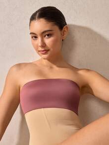Veilyse Áo ngực không dây mùa hè cho nữ, áo ống, áo lót, bộ đồ lót, áo hở lưng, áo tank top. - Màu tím - Xem 9