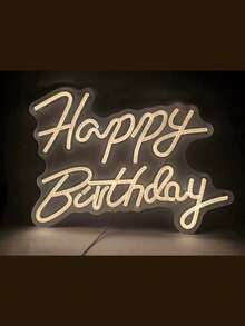 1Pc Neon LED Sign USB Operated Decorative Light, Suitable For Party, Bedroom, Room, Birthday, Wall - Multicolor - View 18