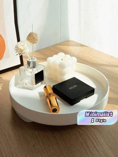 1 Khay đơn giản và thời trang dùng để trưng bày chìa khóa, bình hoa và mỹ phẩm trên bàn trang điểm, đồng thời đựng tinh dầu thơm và đồ trang điểm. Quà tặng sinh nhật tuyệt vời, phụ kiện nhà bếp, trang trí nhà bếp, khay đựng trái cây, trang trí khay, quà tốt nghiệp.