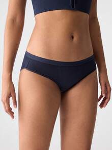 2pcs Women's Underwear Set, Soft Cotton Retro College Style Panties, Seamless Mid-Rise Briefs, Sports Shorts - Multicolor - View 5