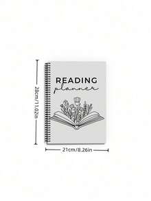Reading Planner, Reading Plan, Reading Challenge, Book Review Journal, Monthly Reading Log – The Perfect Gift For Book Lovers - multicolor - View 6