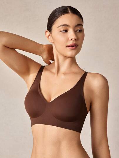 Veilyse 2 Stück hochwertige Gelee-Gel Bequeme, hautfreundliche, sexy, minimalistische Sammel-BHs, Damen Unterwäsche BH Set