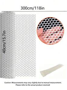 Animal Protective Fencing, Ideal For Cats, Dogs, Home Balcony Nets, Poultry Barriers And Gardening - Plastic Chicken Wire Netting - Multipurpose Plastic Fence And Net [Comes With 1 Pack Of Zip Ties] - Multicolor - View 16