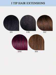 I-Tip Hair Extensions Real Human Hair 50Pcs,  Cold Fusion Microlink Extensions For Women,Nature Color Pre-Bonded Invisible Hairpiece For Instant Volume & Length On Thin Hair,Long-Lasting Secure Reusable Perfect Mother's Day Beauty Gift Idea - Multicolor - View 12