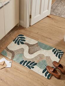 1 buah Keset Bermotif 3D, Karpet Wol dengan Desain Tanaman Hijau Segar, Cocok untuk Kamar Mandi, Dapur, Luar Ruangan, Dalam Ruangan, Lorong, Kamar Tidur, Ruang Tamu, Samping Tempat Tidur, Dapat Dicuci dengan Mesin, Mudah Dibersihkan, Bagian Bawah Anti Selip, Cocok untuk Dekorasi Kamar Tidur Musim Dingin, Dekorasi Liburan Hari Valentine, Aksesori Kamar Mandi Penting, Set Dekorasi Ruangan, Keset Karpet Dekoratif Luar Ruangan - MultiWarna - View 7