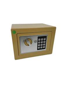 Small Combination Safe | Electronic Lock Safe | 3-8 Digit Combination Safe | Steel Safe With Two Keys And A Combination Lock, Designed For Storing Cash And Jewellery. - multicolor - View 8