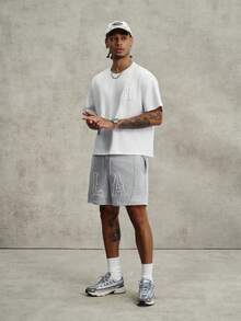 PAVTROS Men Shorts - Light Grey - View 3