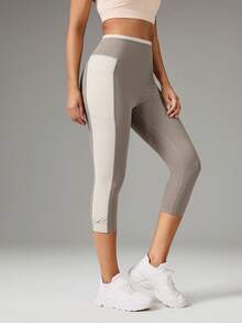 OutZeal Quần legging thể thao nữ, quần tập yoga, pilates, quần lửng thấm hút mỡ bụng, nhanh khô, thích hợp cho hoạt động thể thao. - Nhiều màu - Xem 10
