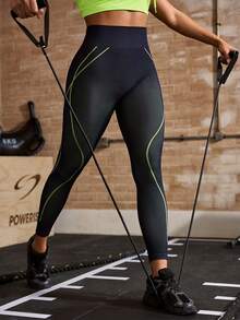 Powerista Quần legging lửng không đường may màu xanh hải quân - Màu xanh hải quân - Xem 5
