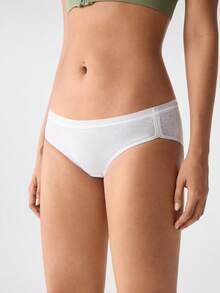 2pcs Women's Underwear Set, Soft Cotton Retro College Style Panties, Seamless Mid-Rise Briefs, Sports Shorts - Multicolor - View 8