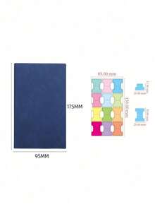 1 Set A6 Planner Notebook, Portable Schedule Notebook, 365-Day Time Management Notebook, Weekly & Daily Planning, Journal, Back To School/Start Of School Year Gift - Multicolor - View 16