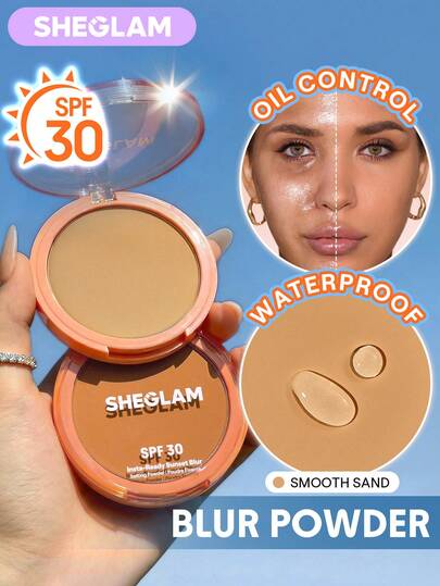 SHEGLAM Insta-Ready Sunset Blur Setting Powder-13 Smooth Sand Brand Beauty Makeup Face Paint Cosmetic For Women Girls Perfect For Spring Summer Ideal For Y2K Fancy Fashion Suitable For Birthday Mother'S Day Gift Rave Party Ready Best Color