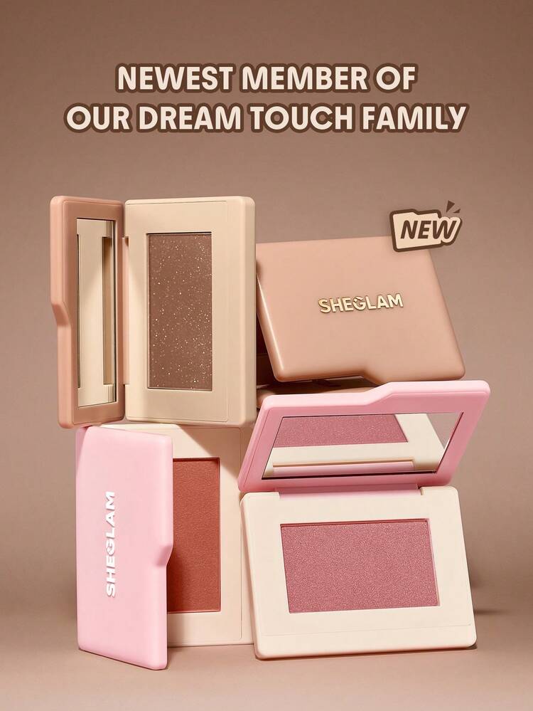 SHEGLAM Dream Touch Bronzer-12 Terracotta Powder Bronzer Brand Beauty Makeup Face Paint Cosmetic For Women Girls Perfect For Spring Summer Ideal For Y2K Fancy Fashion Suitable For Birthday Mother'S Day Gift Rave Festival Party Ready Best Color - Terracotta - View 8