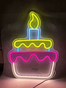 1Pc Neon LED Sign USB Operated Decorative Light, Suitable For Party, Bedroom, Room, Birthday, Wall - Multicolor - View 19