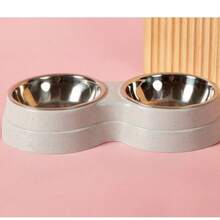PETSIN Dual Use Stainless Steel Pet Bowl 100ml Dog Water Dispenser Food Bowl, Suitable For Plastic Pet Bowls For Cats And Dogs - 100ml - View 9