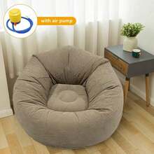Large Slouchy Inflatable Sofa Chairs PVC Lounger Seat Bean Bag Sofas Pouf Puff Couch Tatami Living Room Supply Gift - Multicolor - View 12