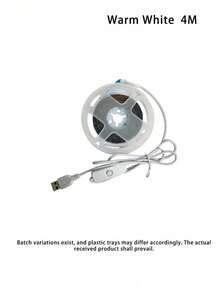 1 PC LED COB Strip Light 5V With Touch Sensor For Dimmable Brightness Control, Available In Warm Light / White Light / Natural Light. DIY Strip Light 1M-5M For Bedroom, Wardrobe, Office, Corridor, Stairs, Kitchen, Hallway, DIY-Shaped Lighting. - Touch - View 18