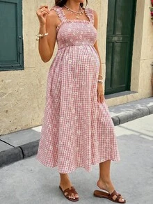 Plus Size Dresses - Old Rose - View 3