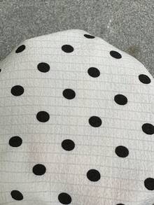 Sunnyshic 复古波点蕾丝V领吊带连衣裙，性感迷人的美式风格，休闲度假派对时尚简约设计女装 - 黑與白 - 查看 7