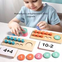 Montessori Math Manipulatives Wooden Learning Number And Counting Games Ten Frame Set For Elementary Classroom & Kindergarten - Multicolor - View 9