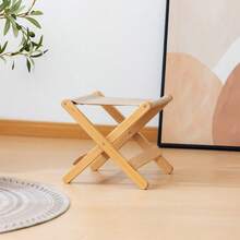 Cirelle 1pc Portable Outdoor Camping Chair - Beechwood, Fishing Chair, Picnic And Leisure Folding Stool, Suitable For Various Scenarios Including Outdoors, Home, And Terrace. - Multicolor - View 7